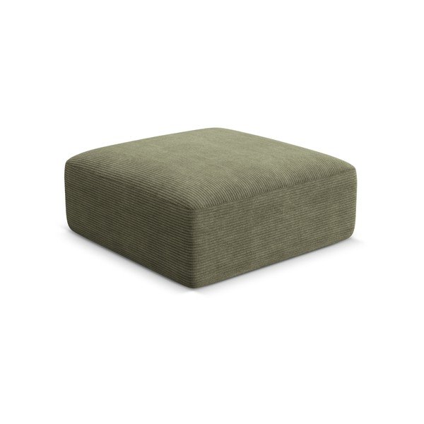 Zelen tabure iz rebrastega žameta Campi – Cosmopolitan Design