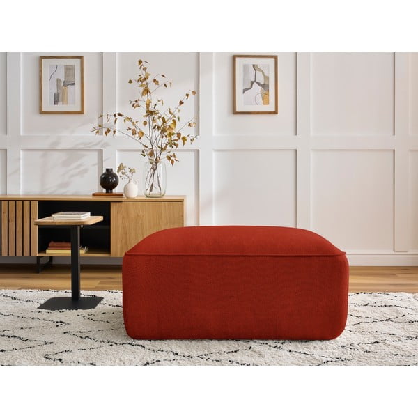 Opečnato oranžen tabure Zephyr – Bobochic Paris-image-1