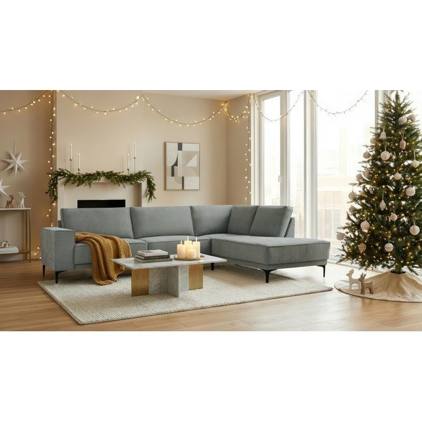 Temno siva kotna sedežna garnitura (desni kot) Copenhagen – Scandic-image-2