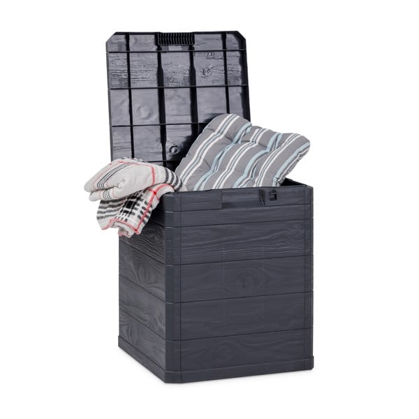 Temno siva vrtna škatla za shranjevanje Woodys – Toomax-image-2