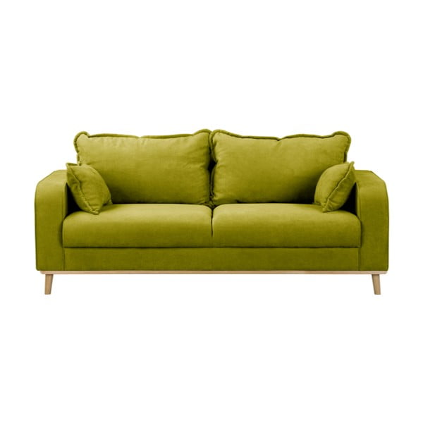 Zelena sedežna garnitura 193 cm Beata – Ropez