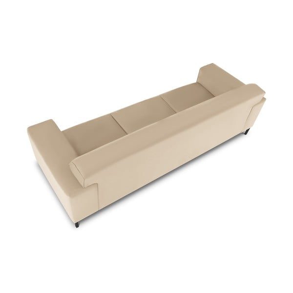 Bež žametna zofa osmopolitan Design Siena-image-4