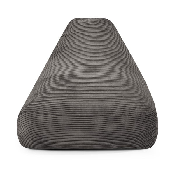 Temno rjava otroška vreča za sedenje iz rebrastega žameta Snug 80 – SLOWDOWN-image-1