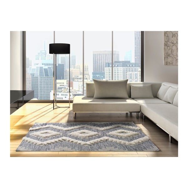 Belo-siva preproga Universal Cheroky Merto, 115 x 170 cm-image-1