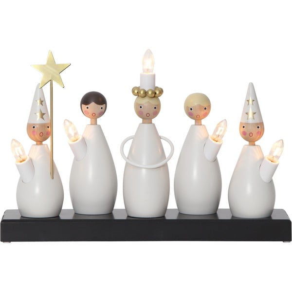Črna/bela božična svetlobna dekoracija Luciakör – Star Trading