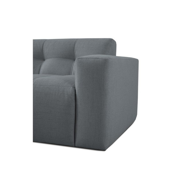 Temno siva sedežna garnitura 220 cm Maxel – Scandic-image-4
