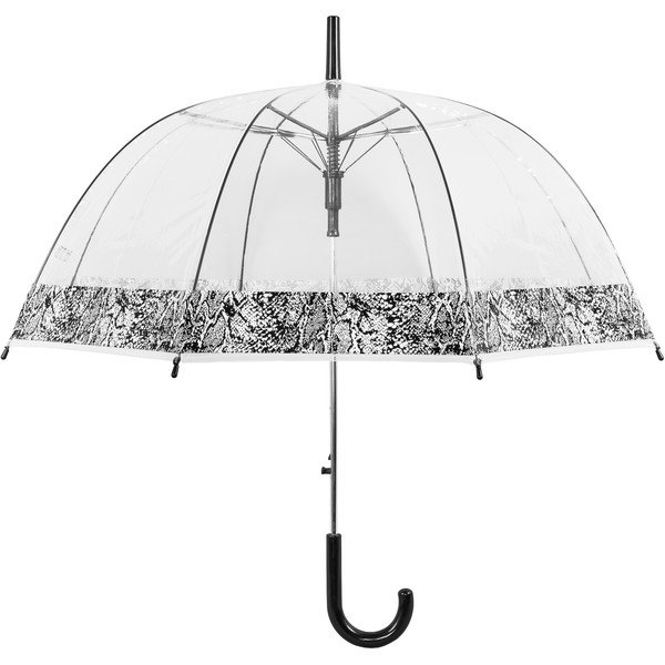 Ambiance Snake Skin prozoren vetrovni dežnik s samodejnim odpiranjem, ⌀ 84 cm