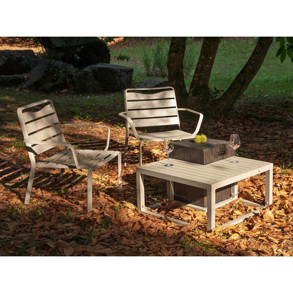 Siva vrtna mizica Ezeis Ecotop, 35 x 35 cm-image-4