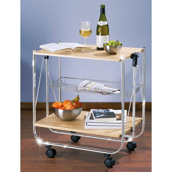 Servirni voziček na kolesih 40.5x68 cm Dinett – Wenko-image-1