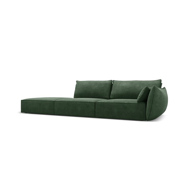 Temno zelen ležalnik (desni kot) Vanda – Mazzini Sofas-image-2