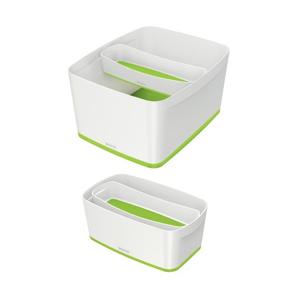Belo- zelen pisarniški organizator Leizt MyBox, dolžina 31 cm-image-3