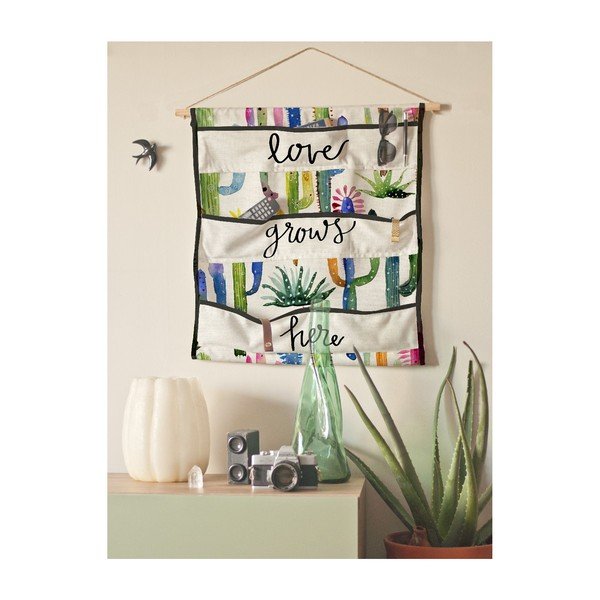 Stenski organizator z žepi Surdic Love Grows-image-1