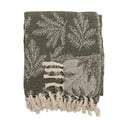 Kaki zelena odeja 130x160 cm Gabriela – Bloomingville