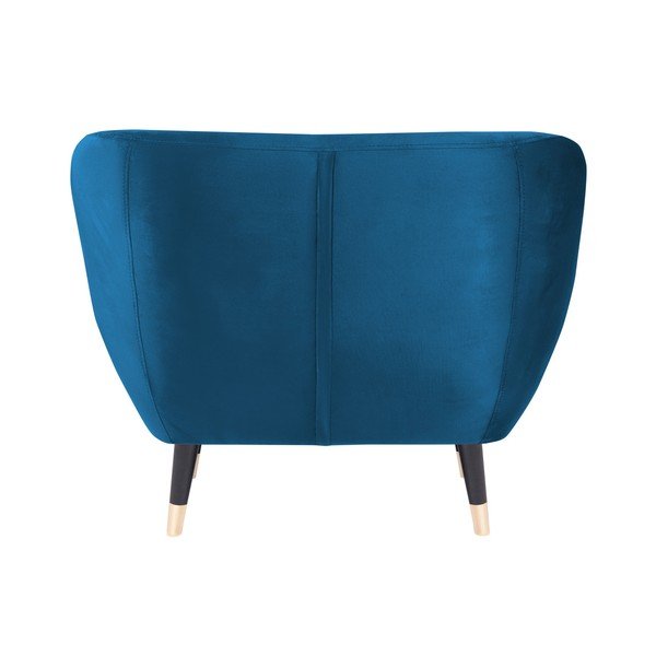Moder fotelj s črnimi nogami Mazzini Sofas Amelie-image-4