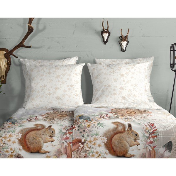 Bela flanelna posteljnina 140x200 cm - HIP-image-2