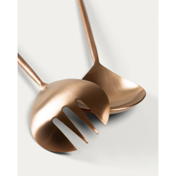 Pribor za solato 2 ks iz nerjavečega jekla Kelda – Kave Home-image-2