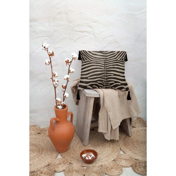 Okrasna blazina Couture Borlas Zebra, 45 x 45 cm-image-1