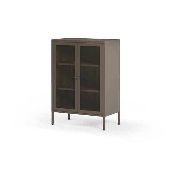 Siva kovinska omarica 70x100x40 cm Fayna – Marckeric-image-3