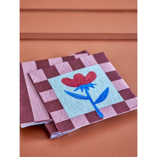 Papirnati prtički v kompletu 20 ks 33x33 cm Vinia – Bloomingville-image-1