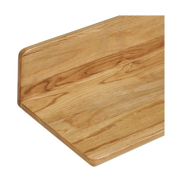 Polica iz masivnega hrasta v svetli naravni barvi 40 cm Salina – House Nordic-image-4