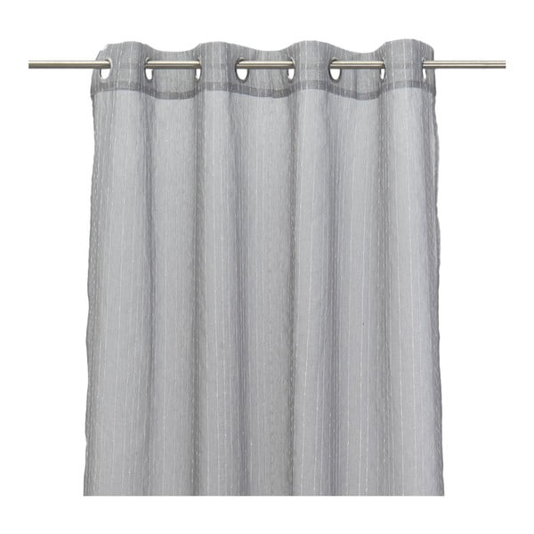 Siva prosojna zavesa 140x260 cm Vertical Thread – Casa Selección