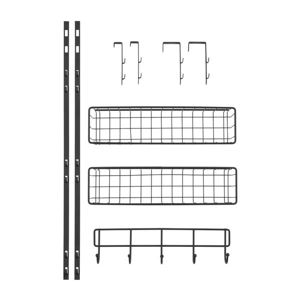 Viseča polica Wenko Rack Black Door Hanging Shelf-image-4