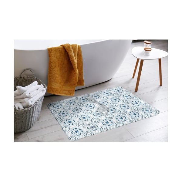 Modro-bela kopalniška podloga iz diatomejske zemlje 50x70 cm Atlanta – douceur d'intérieur-image-1