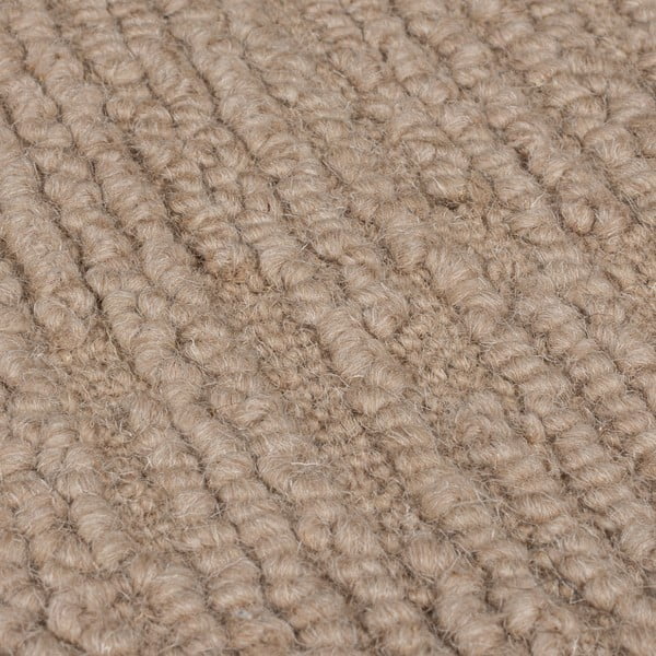 Bež ročno tkana volnena preproga 120x170 cm Harris Boucle – Flair Rugs-image-2