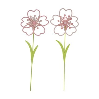 Komplet 2 okraskov za cvetlične lončke Ego Dekor Rose, višina 31 cm