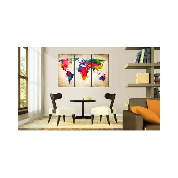 Večdelna slika na platnu Bimago Rainbow, 80 x 120 cm-image-1