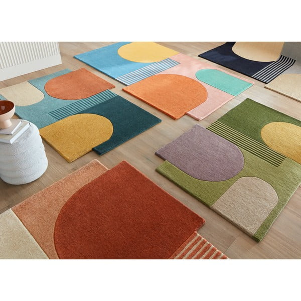 Ročno tkana volnena preproga 200x290 cm Lozenge – Flair Rugs-image-2