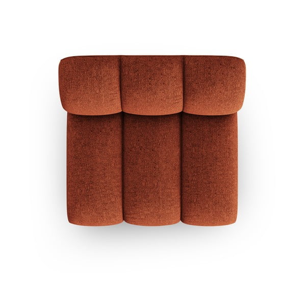 Opečnato oranžen modul za sedežno garnituro (sredinski modul) Lupine – Micadoni Home-image-2