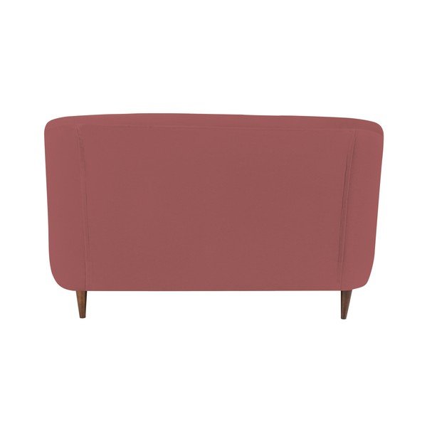 Roza in rdeča zofa Kooko Home Love, 125 cm-image-3