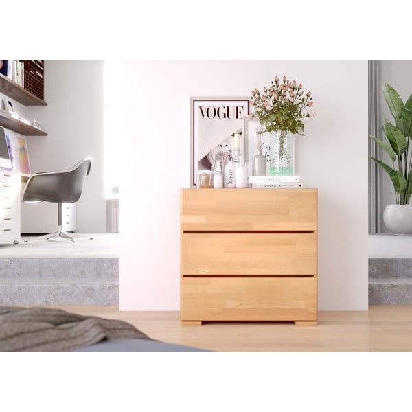 Komoda iz bukovega lesa Skandica Sandemo, 80 x 81 cm-image-1