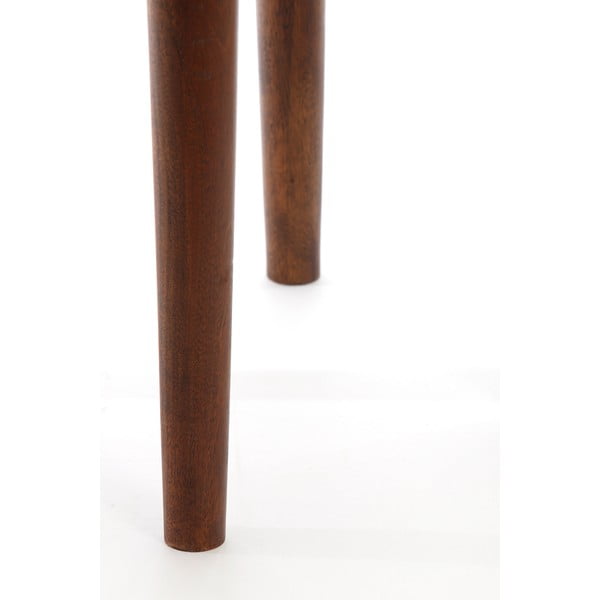 Okrogla stranska mizica iz masivne akacije ø 49 cm Qiano – Light & Living-image-2