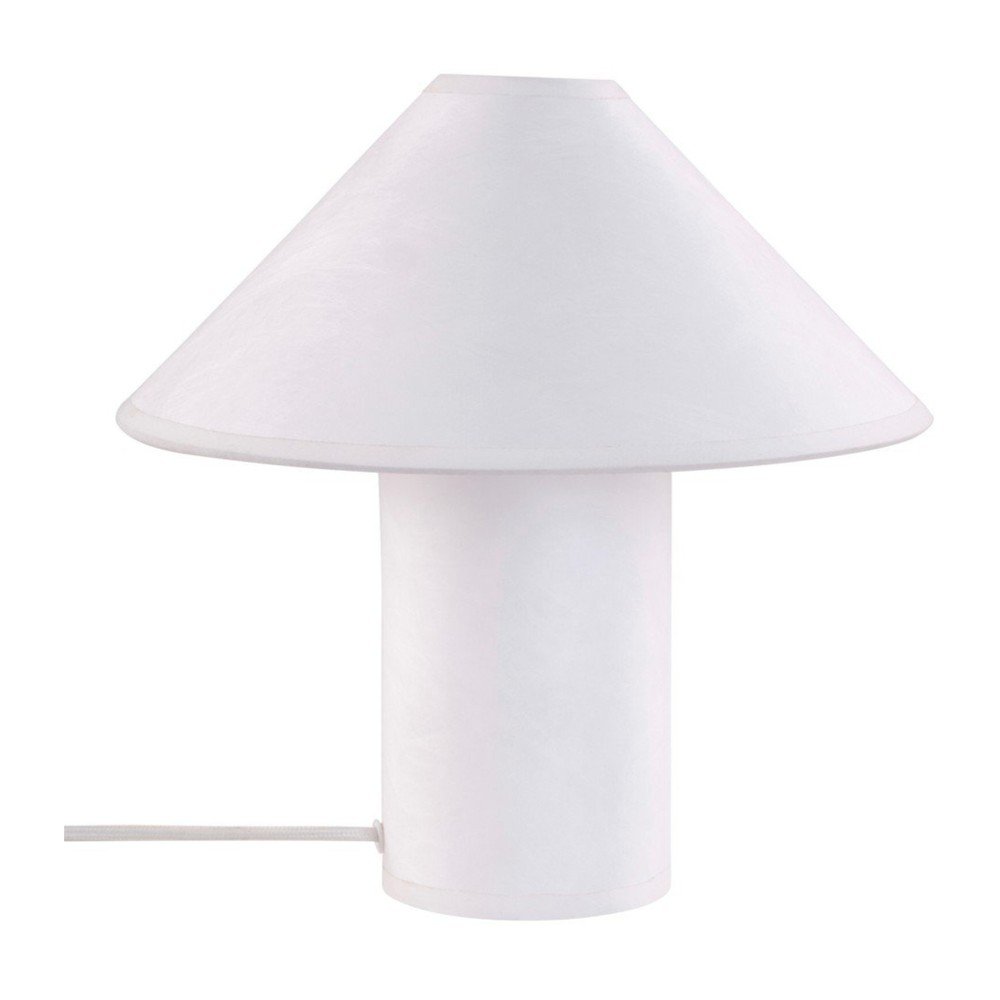 Bela papirnata namizna svetilka (višina 30 cm) Lilli