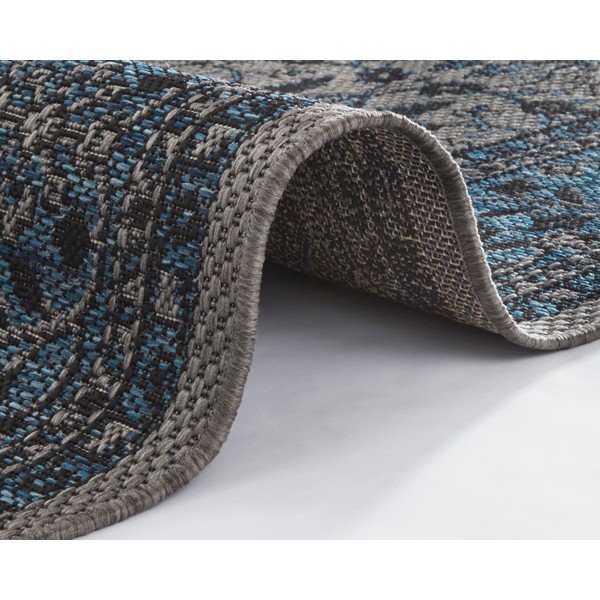 Temno modra zunanja preproga NORTHRUGS Konya, 200 x 290 cm-image-3
