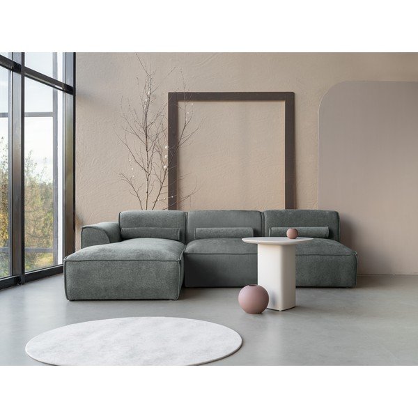 Zelena kotna sedežna garnitura (levi kot) Flex Felix – Miuform-image-1