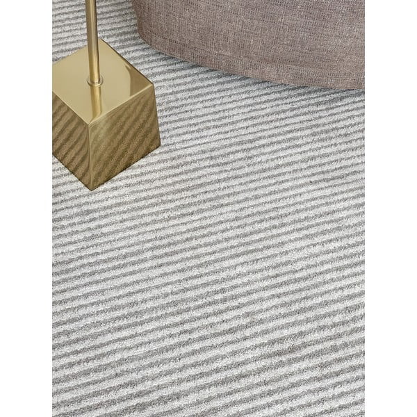 Kremno bela volnena preproga 120x180 cm Calisia M Ribs – Agnella-image-2