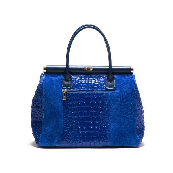 Usnjena torbica Anna Luchini 825 Bluette-image-1
