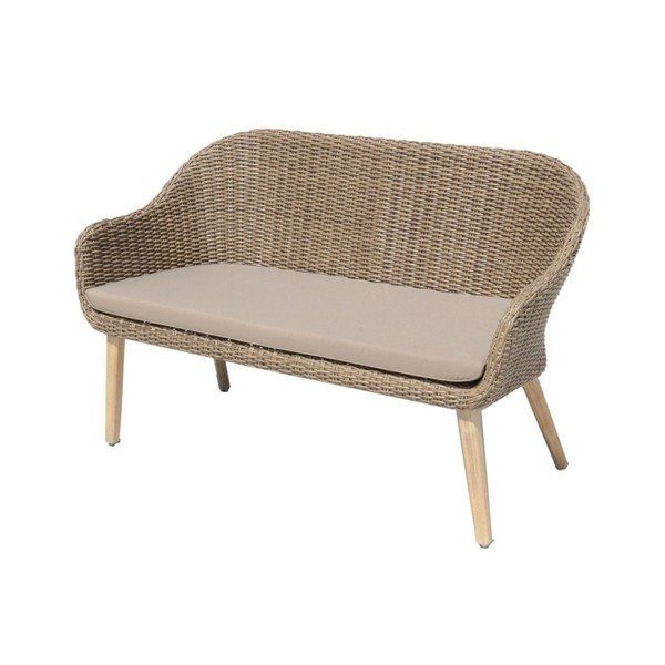 Rjav vrtni fotelj iz masivnega lesa Pueblo – Garden Pleasure-image-1