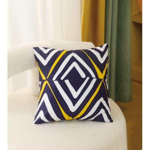 Temno modra enojna 6-delna posteljnina iz mikrosatena 140x200 cm Dylan – My House-image-4