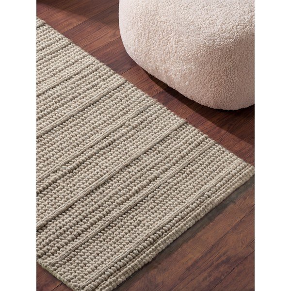 Kremno bel ročno tkan volnen tekač 80x250 cm Camden Parker – Ted Baker-image-3