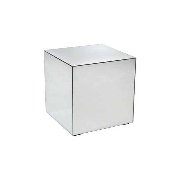 Steklena stranska mizica 45,5x45,5 cm Cube – Ellos Home