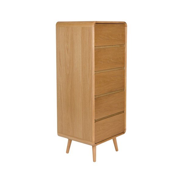 Komoda iz masivnega jesena v naravni barvi 45x112x40 cm Rise – Zuiver-image-1