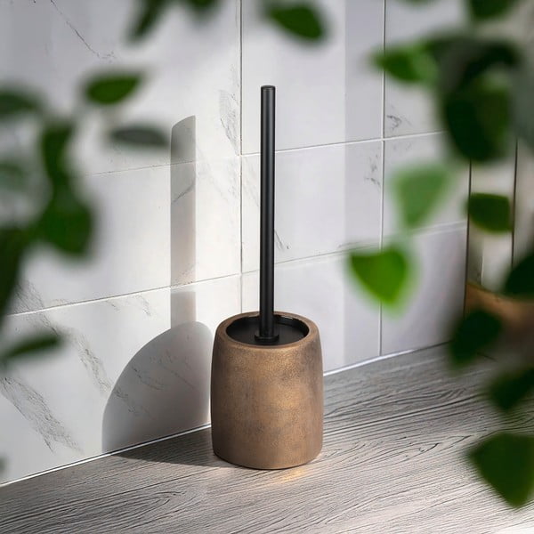 Keramična WC ščetka v bronasti barvi Tremea – Wenko-image-1