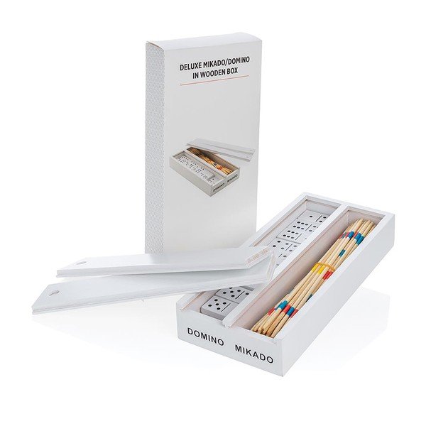 Komplet 2 družabnih iger XD Design Mikado in Domino-image-3