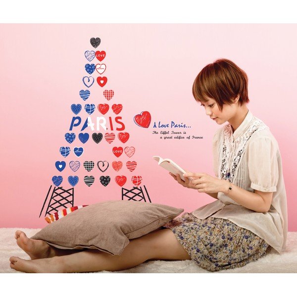Nalepka Ambiance Love iz Pariza, 65 x 67 cm-image-3