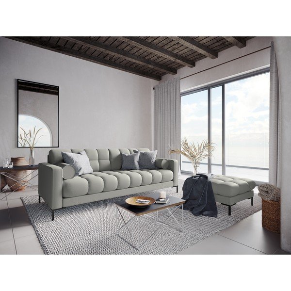 Svetlo siv otoman Cosmopolitan Design Bali, 60 cm-image-4