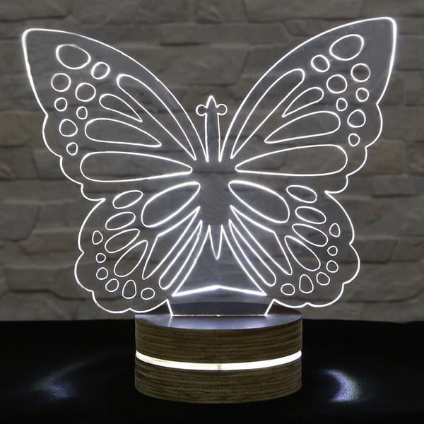 3D namizna svetilka Butterfly